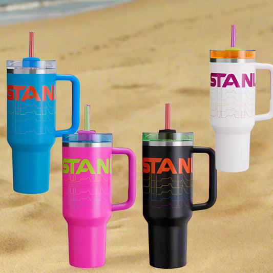 STANLEY Quencher H2.0 FlowState Tumbler – 1200 ml (40 oz) | Azure Reverb Edition