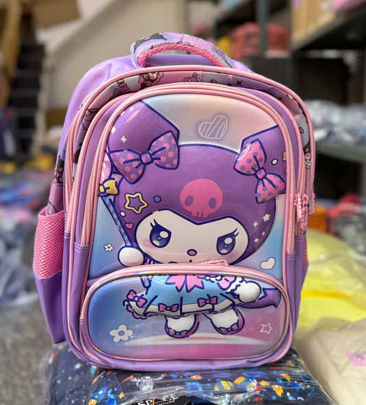 Kawaii Kuromi 16-Inch Schoolbag – Adorable, Spacious & Stylish!