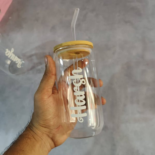 Luxe Personalized Glass Cola Can – Premium, Sustainable & Stylish Drinkware
