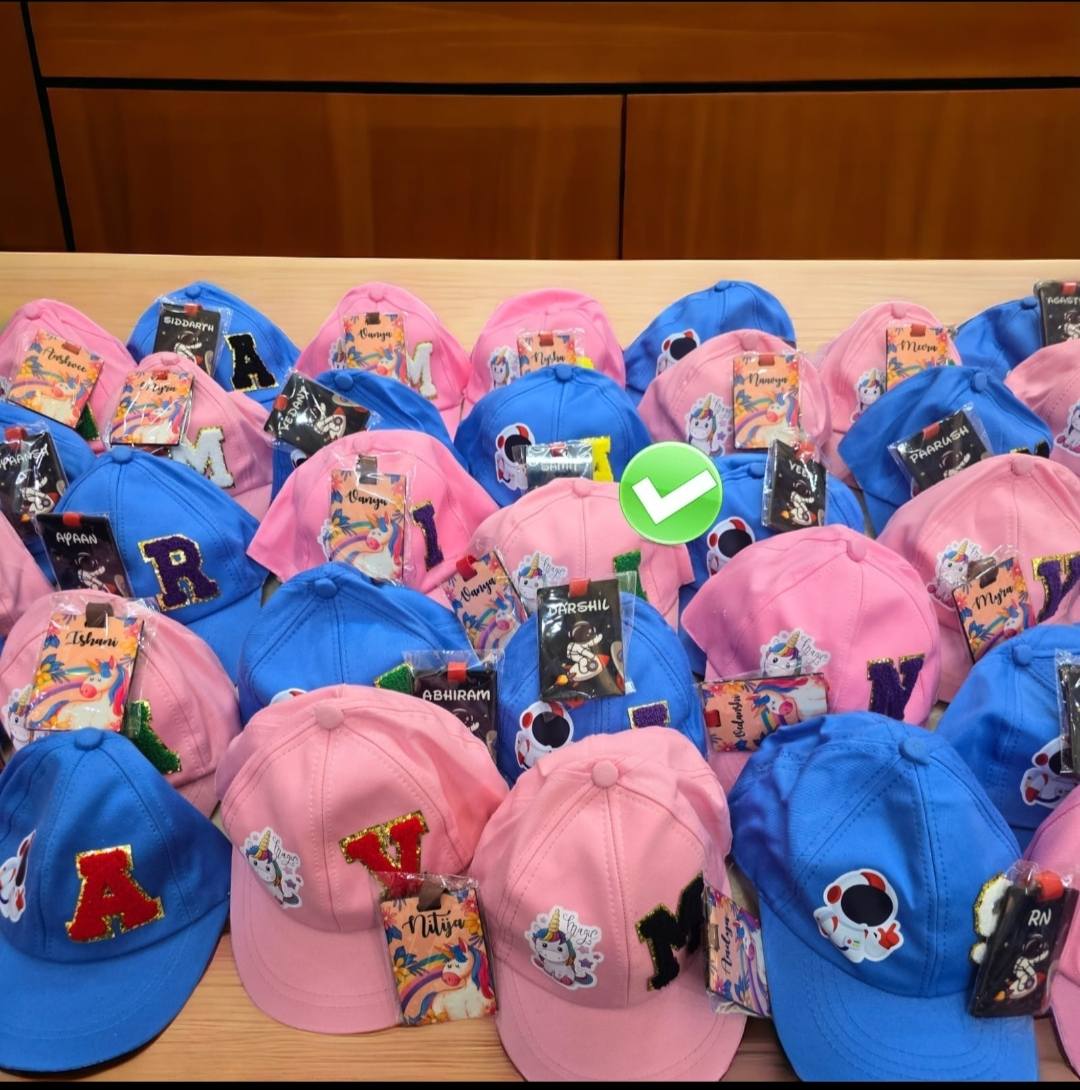Personalized Cap & Luggage Tag Combo for Kids – A Fun & Functional Gift!