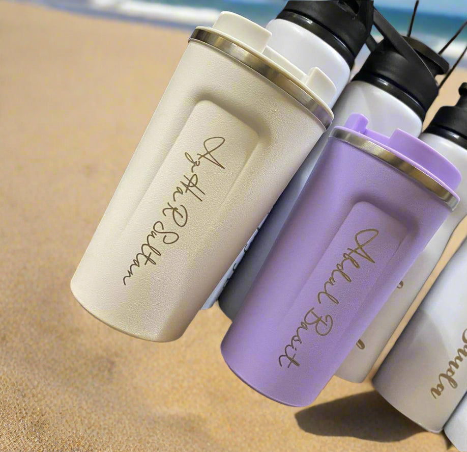 Personalized Stainless Steel Travel Mug – 500ml