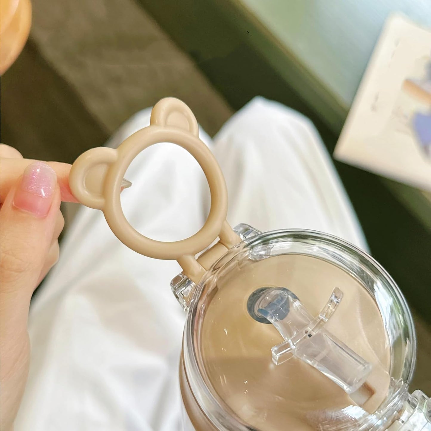 Personalized Super cute Panda Insulated Dual Mouth Sipper 500 ML