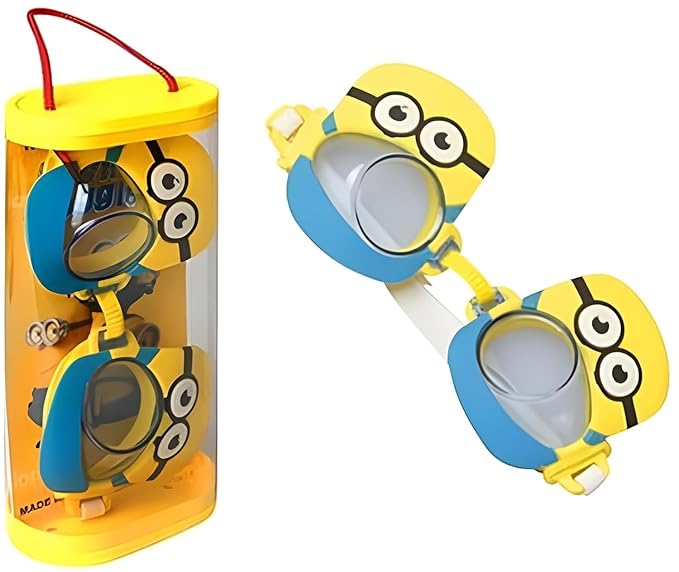 Cartoon-Themed Swimming Goggles | Universal Fit | Kids' Eye Protection
