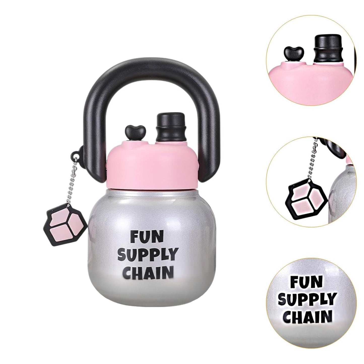 Insulated Water Bottle with Straw – 680ml 316 Stainless Steel Flask for Hot & Cold Drinks | Portable Sports Water Cup | Leakproof Workout Bottle