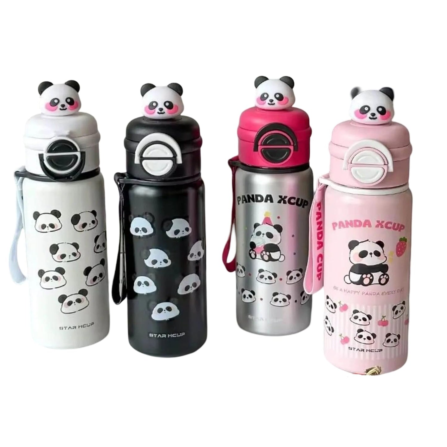Personalized Super cute Panda Insulated Dual Mouth Sipper 500 ML