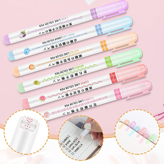 Linear Line Art Pens — Pack of 6