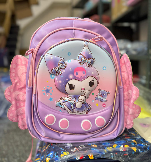 Kawaii Kuromi 14-Inch Schoolbag – Cute, Stylish & Practical!