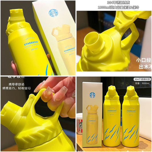 Starbucks 1000ml Stainless Steel Insulated Bottle – Bold, Stylish & Functional!
