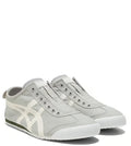 Grey Onitsuka Tiger Men’s Grey Slip-On Sneakers with Rubber Sole and Textile Upper