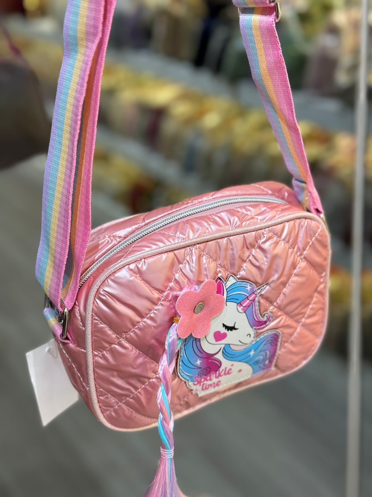 ✨ Luxe Quilted Foil Sling Bags – Waterproof, Washable & Stylish! 👜 BUY1 GET1 FREE! RANDOM COLORS!