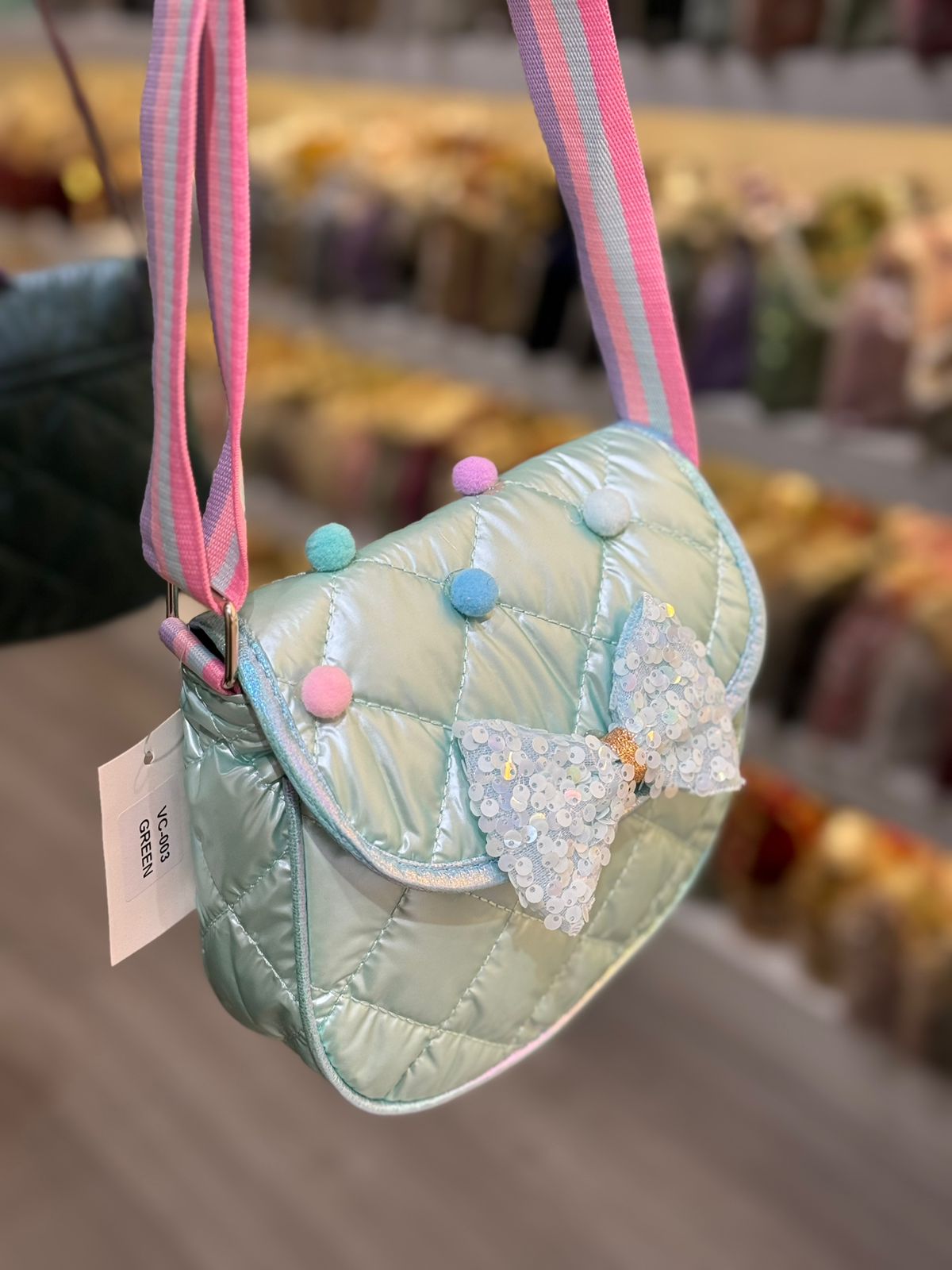 ✨ Luxe Quilted Foil Sling Bags – Waterproof, Washable & Stylish! 👜 BUY1 GET1 FREE! RANDOM COLORS!