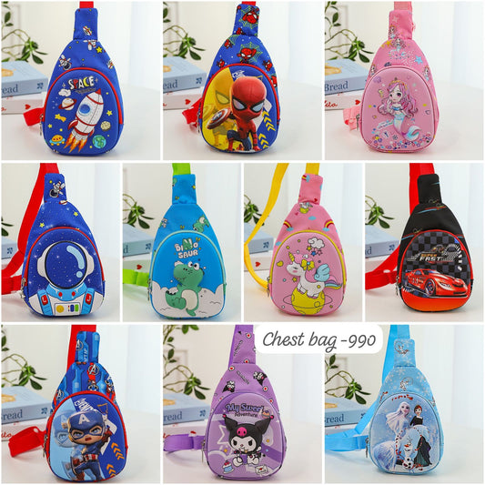 New 3D Crossbody Chest Bags for Kids