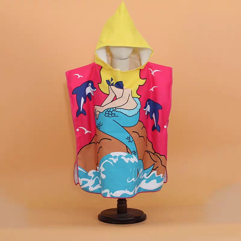 Cartoon Printed Towel Hoodie – Fun, Functional, and Fabulous! (Mix Design)