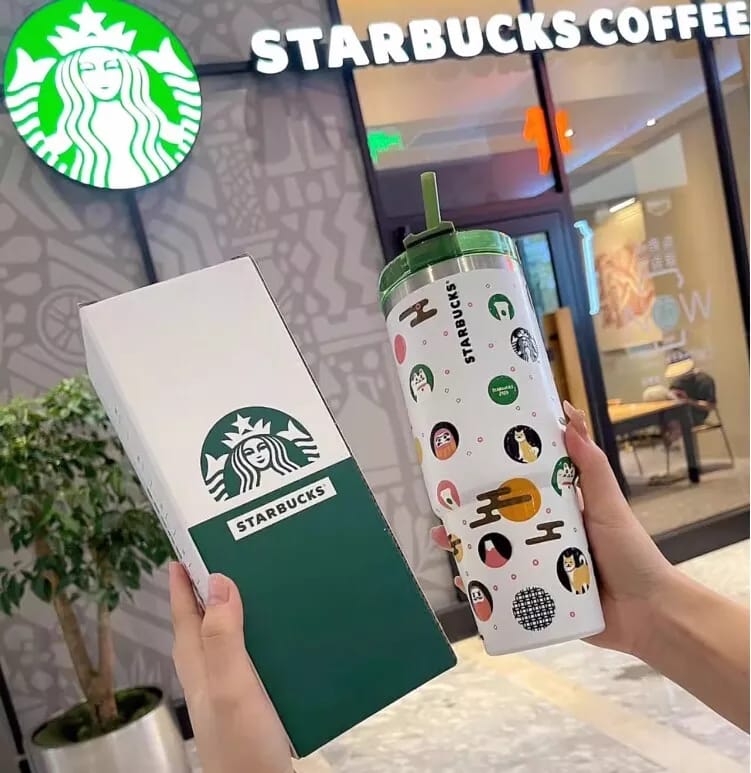 Starbucks Lucky Cat Tumbler 750 ML