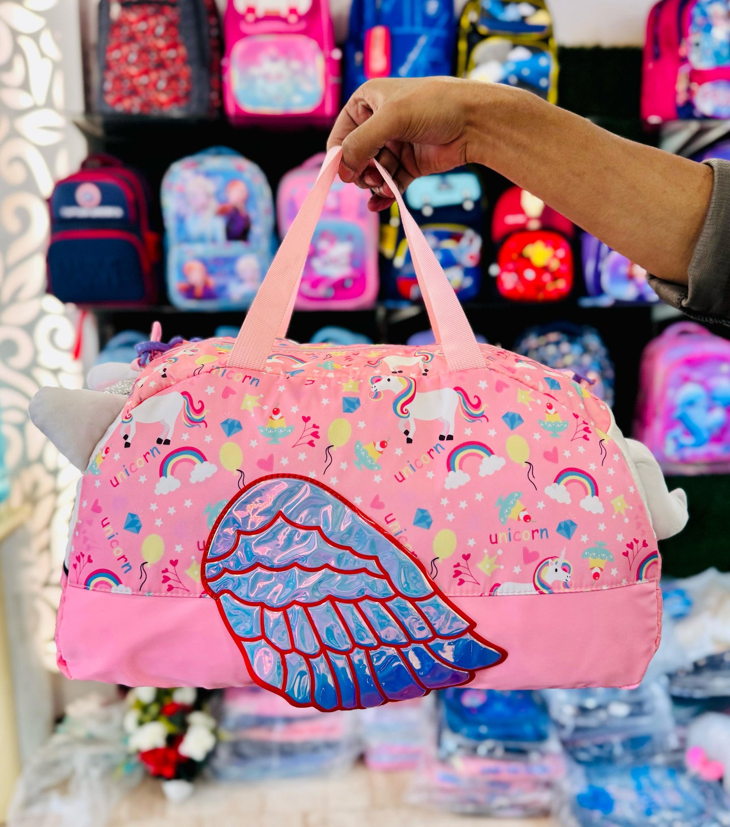 Personalized Premium Quality 3D Design Duffel Bag 16" x 10" (Approx.)