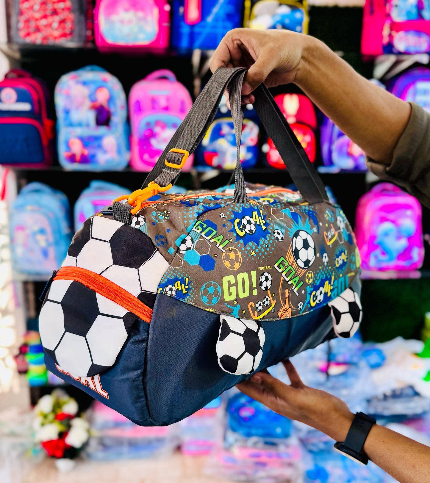 Personalized Premium Quality 3D Design Duffel Bag 16" x 10" (Approx.)