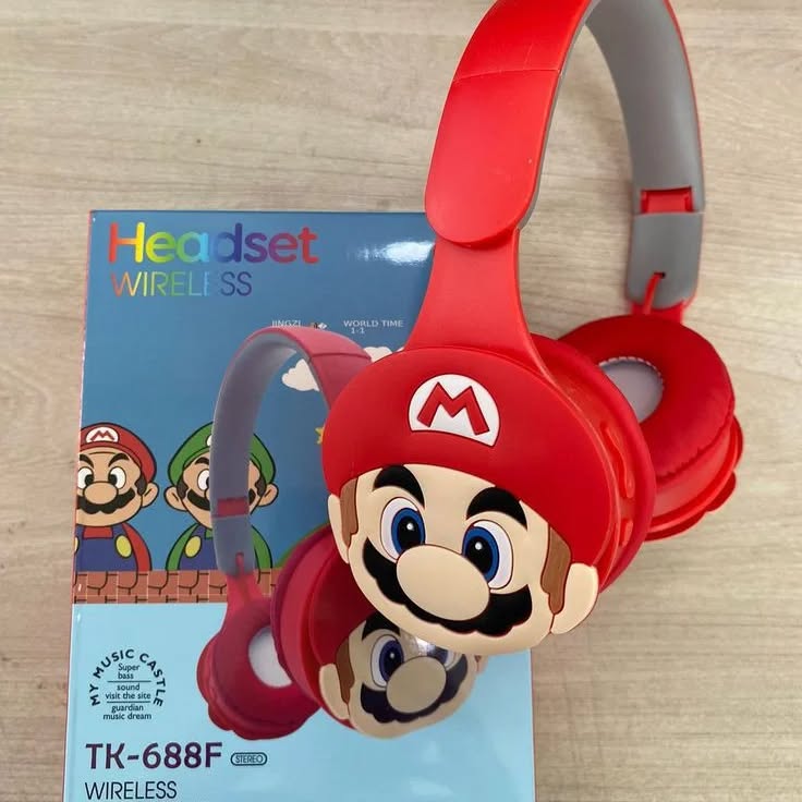 Super Mario Theme Wireless Headphones