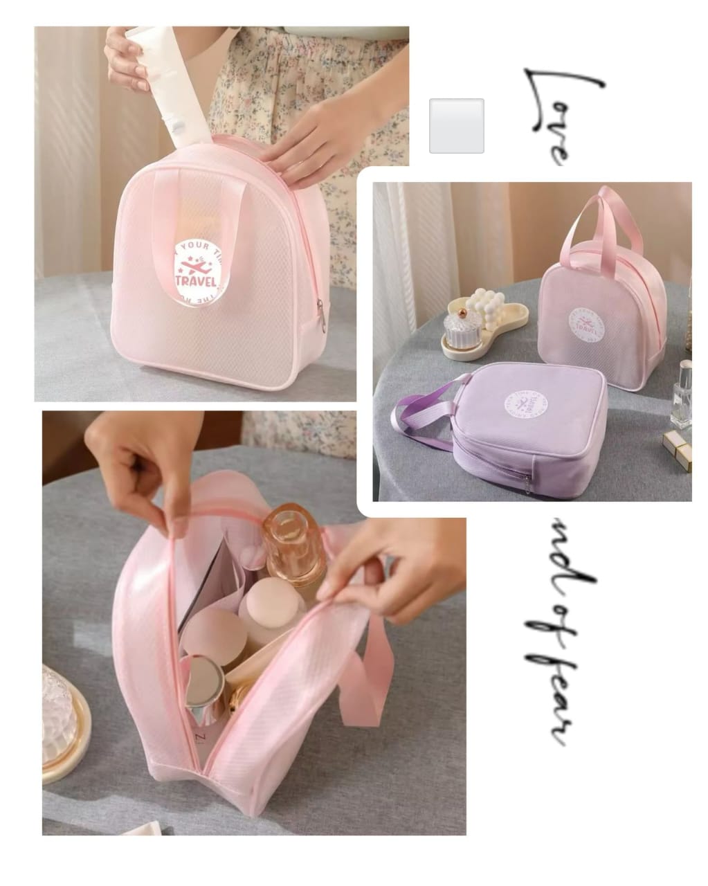 Light Luxury Travel Makeup Bag