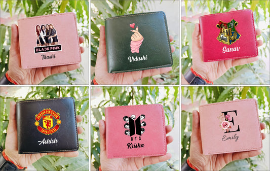 Personalized UV Printed Wallet: Customize with Any Name, Theme, Design, Character, or Picture!