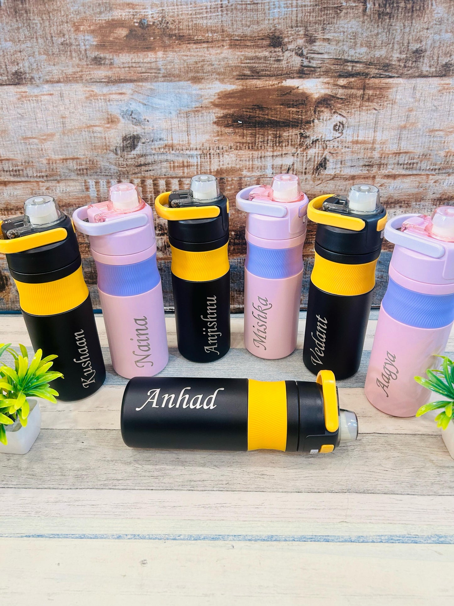 Premium Personalized 600ml Insulated Stainless Steel Water Bottle with Dual mouth