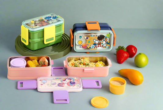 Double Decker Stainless Steel Lunch Box