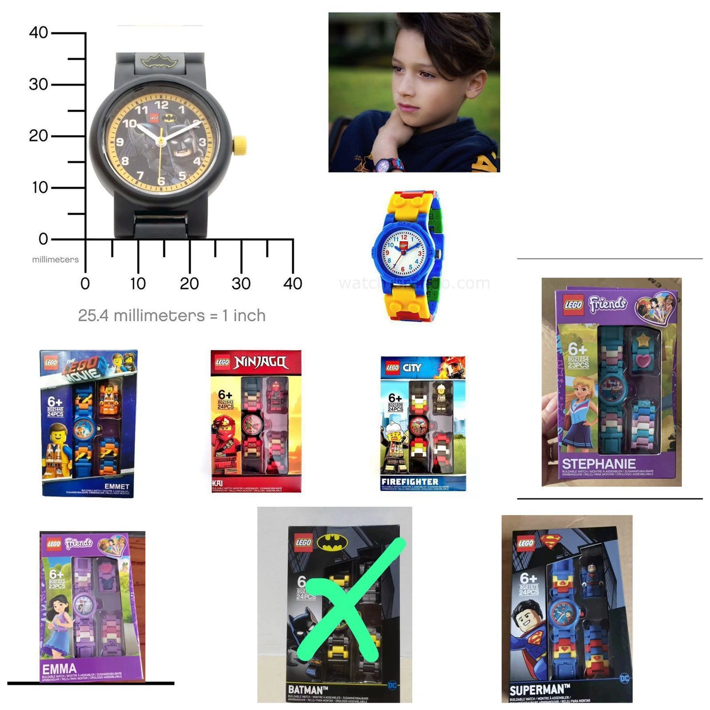 LEGO Watch Toys Assembled Building Blocks