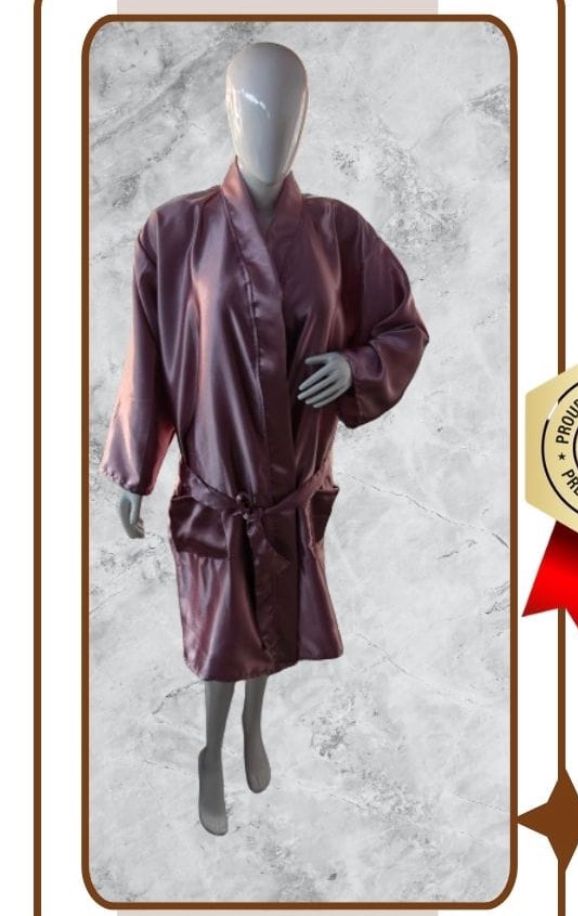 Personalized Satin Bridesmaid Bathrobe