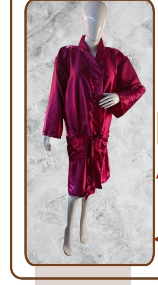 Personalized Satin Bridesmaid Bathrobe