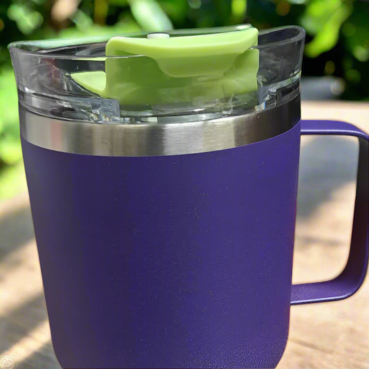 Premium Insulated Stainless Steel Tumbler with Handle – 1000ml Capacity | Leak-Proof | Temperature Retention