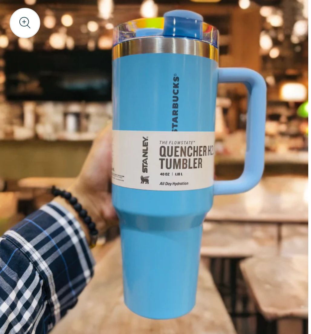 Stanley Cup+ Starbucks The FlowState Quencher Tumbler - Limited Edition Collaboration (40 oz)