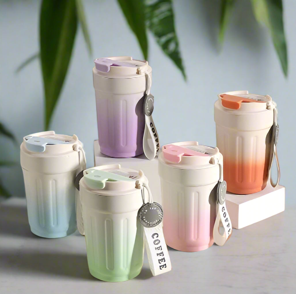 Gradient Color Insulated Coffee Mug