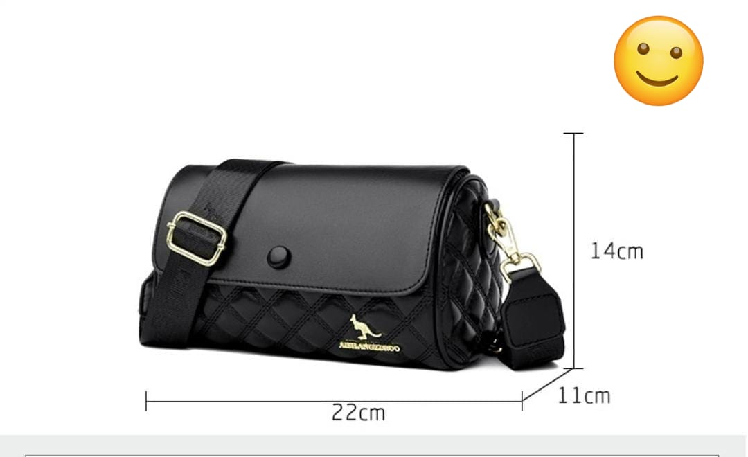 Imported Heavy Quality Quilted Flap Sling Bag -SIZE 6-9 APX