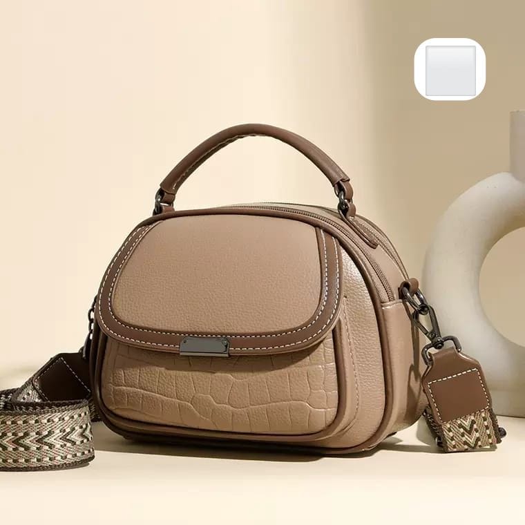Imported Heavy Quality Multi-Zipper Sling Bag
