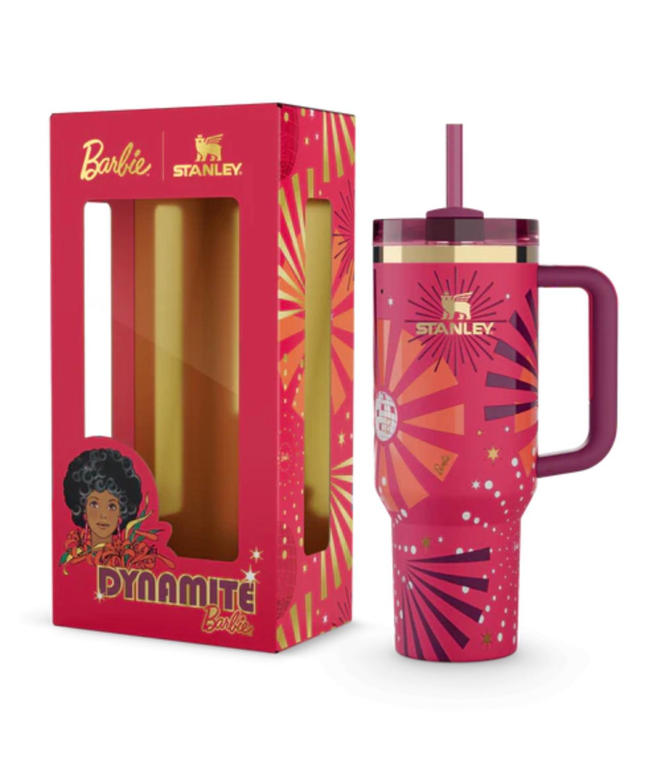 Barbie Theme Stanley-Style Insulated Tumbler – 1200ml | Box Packed | 8 Designs