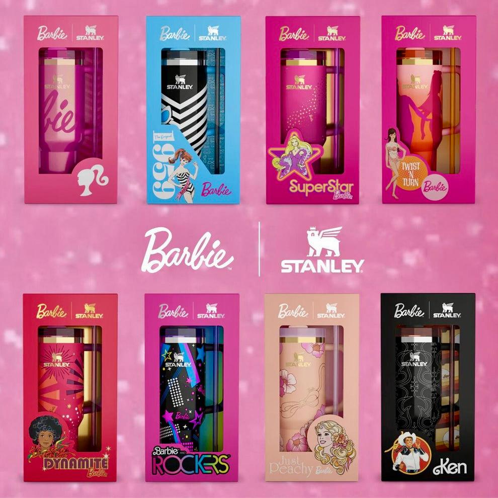 Barbie Theme Stanley-Style Insulated Tumbler – 1200ml | Box Packed | 8 Designs