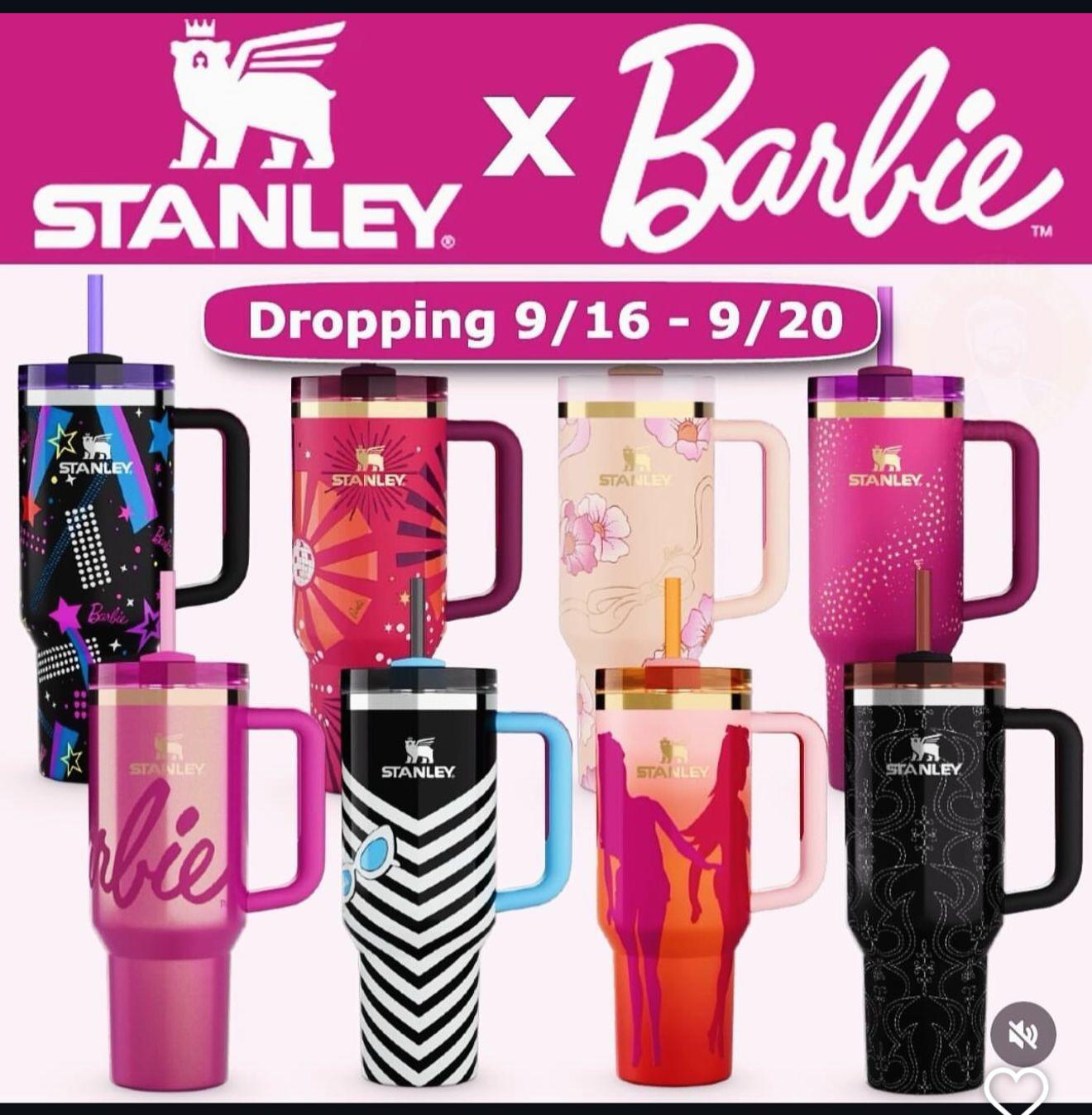 Barbie Theme Stanley-Style Insulated Tumbler – 1200ml | Box Packed | 8 Designs