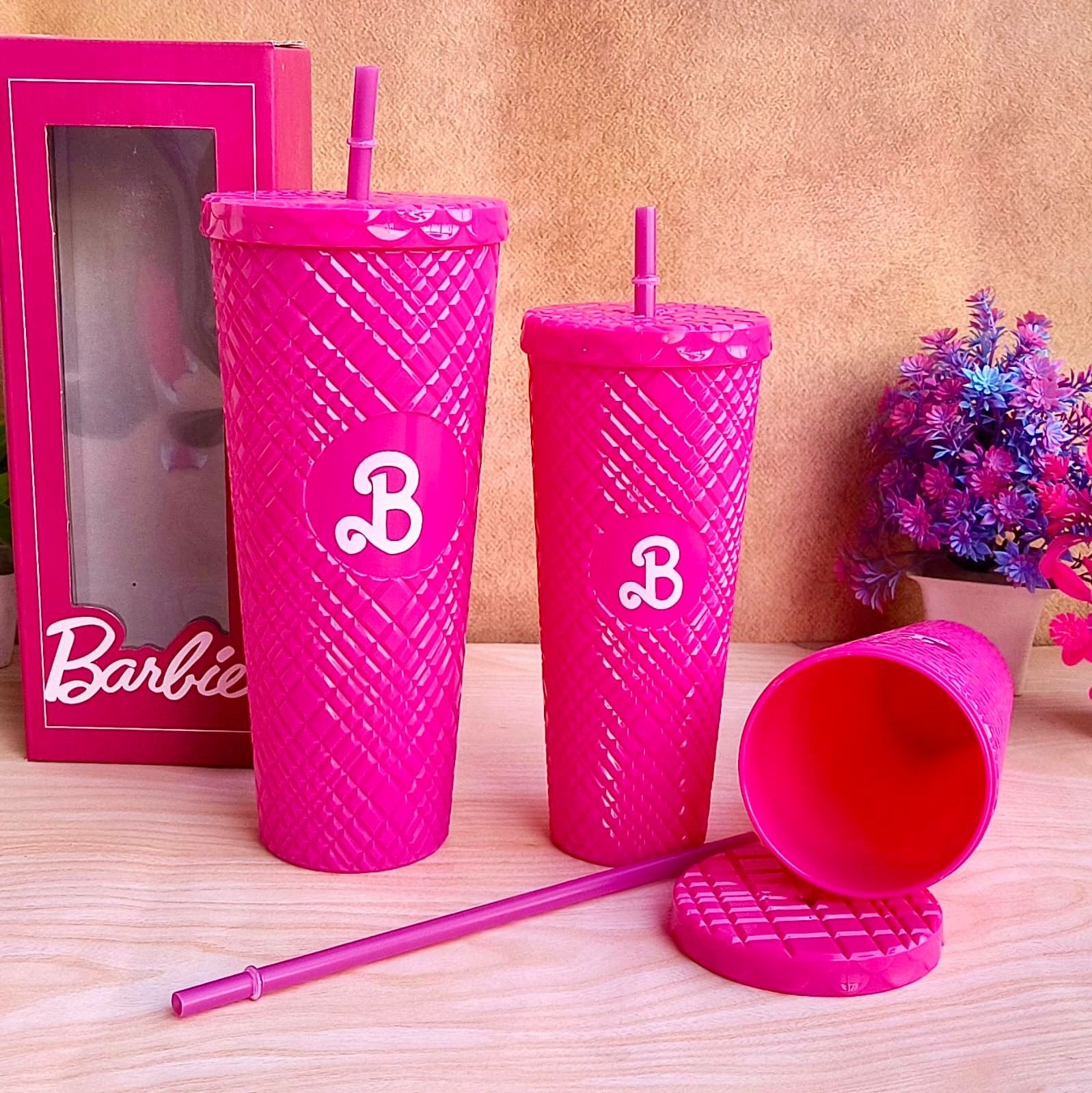 Barbie Theme Acrylic Tumbler Set – 2 Pieces (1200 ml and 700 ml)