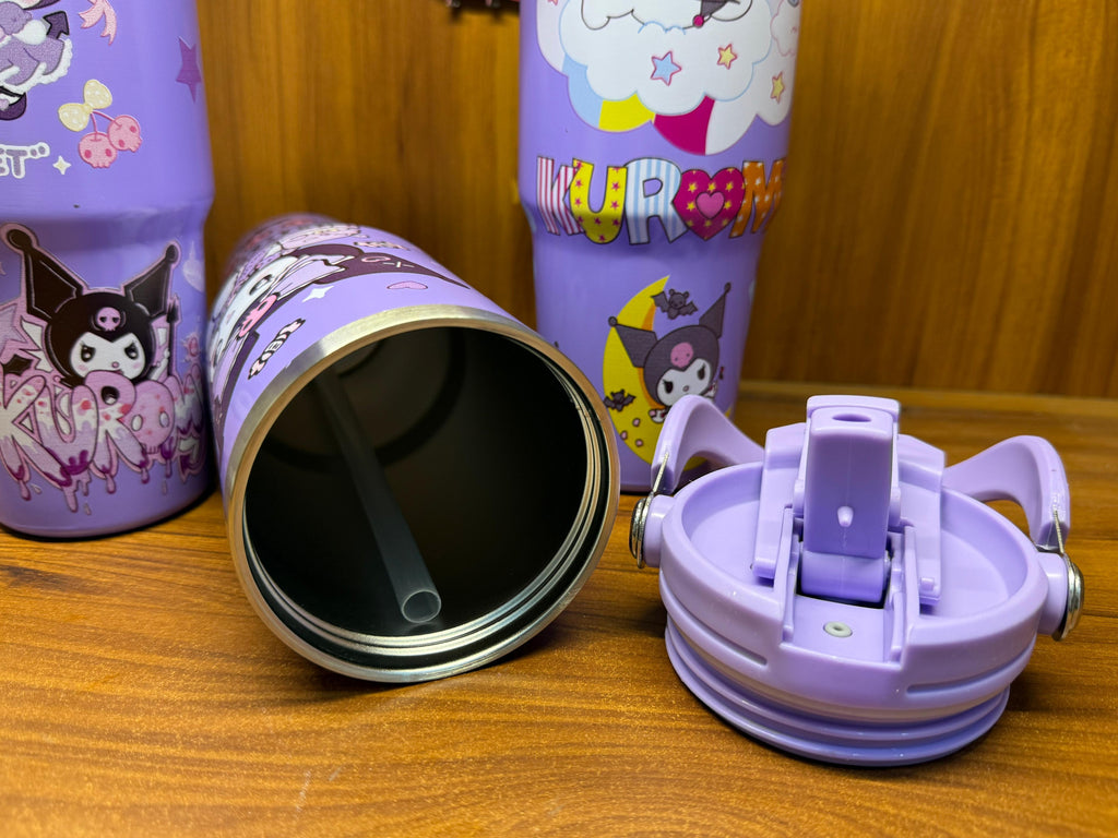 Cute Kids Ice Tumbler with Dual Sip – 900ml Leakproof and Kid-Friendly Design