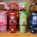 Cute Kids Ice Tumbler with Dual Sip – 900ml Leakproof and Kid-Friendly Design