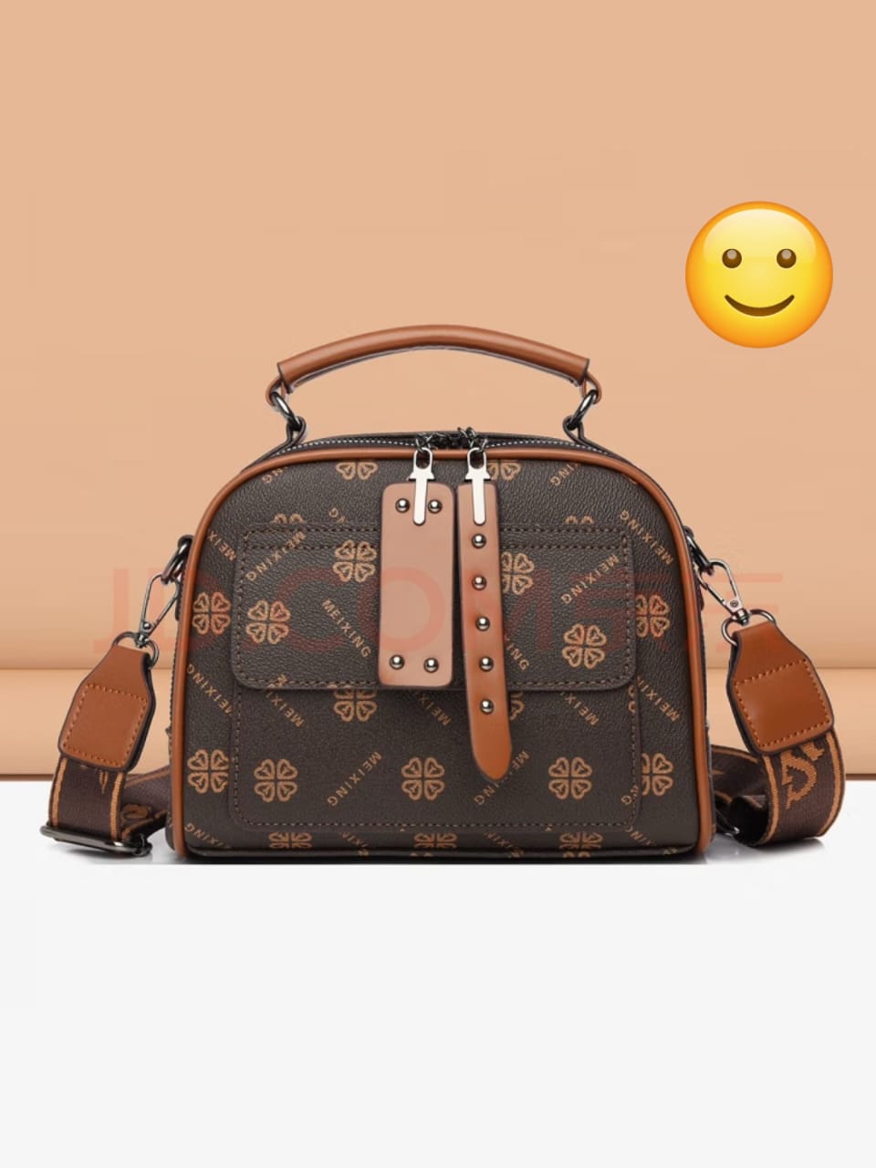 Trendy Top-Handle & Crossbody Bags with Monogram Pattern