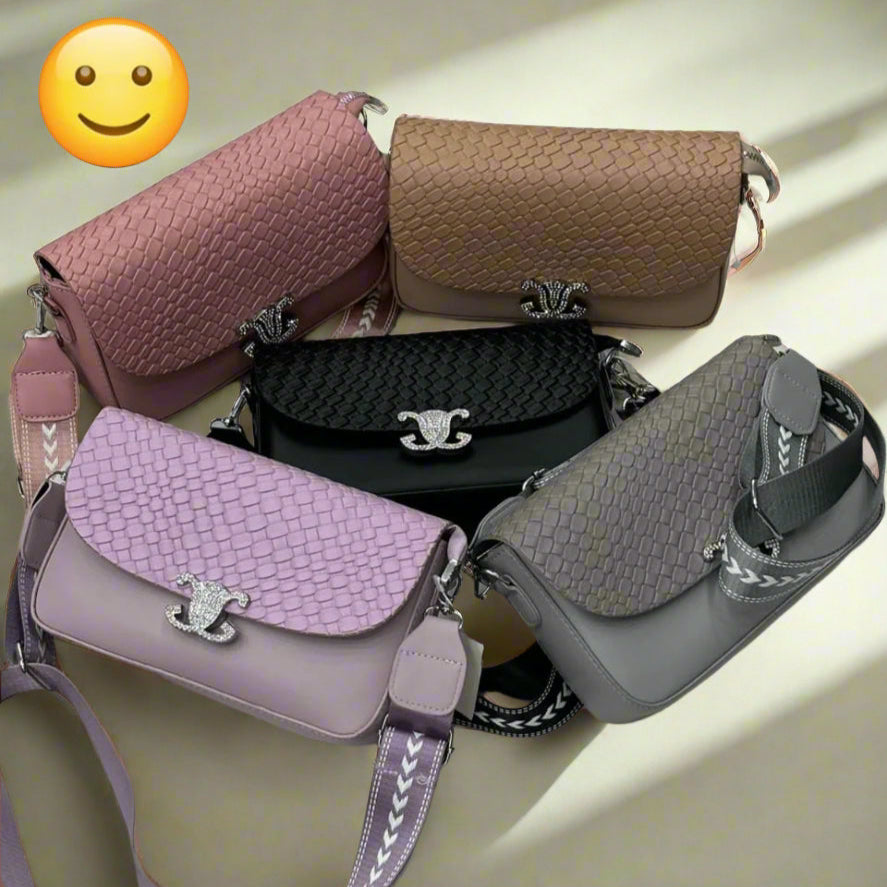 Woven Texture Shoulder Bags