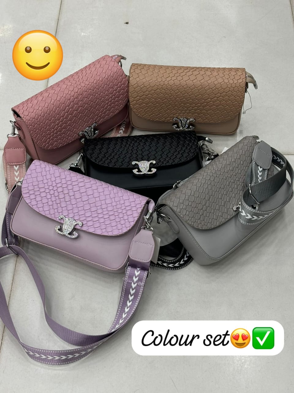 Woven Texture Shoulder Bags