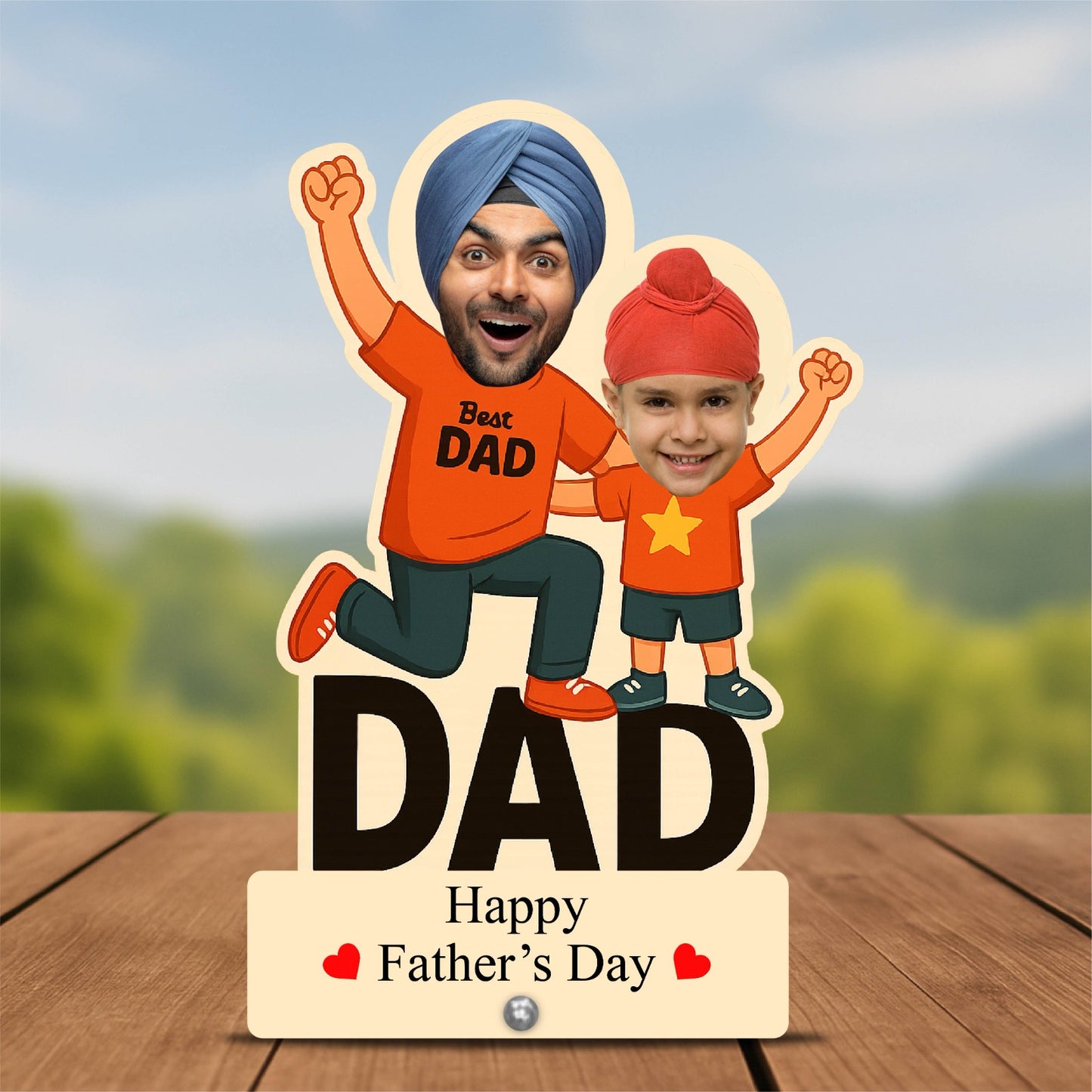Personalized Father and Child Caricature – A Unique Father’s Day Gift