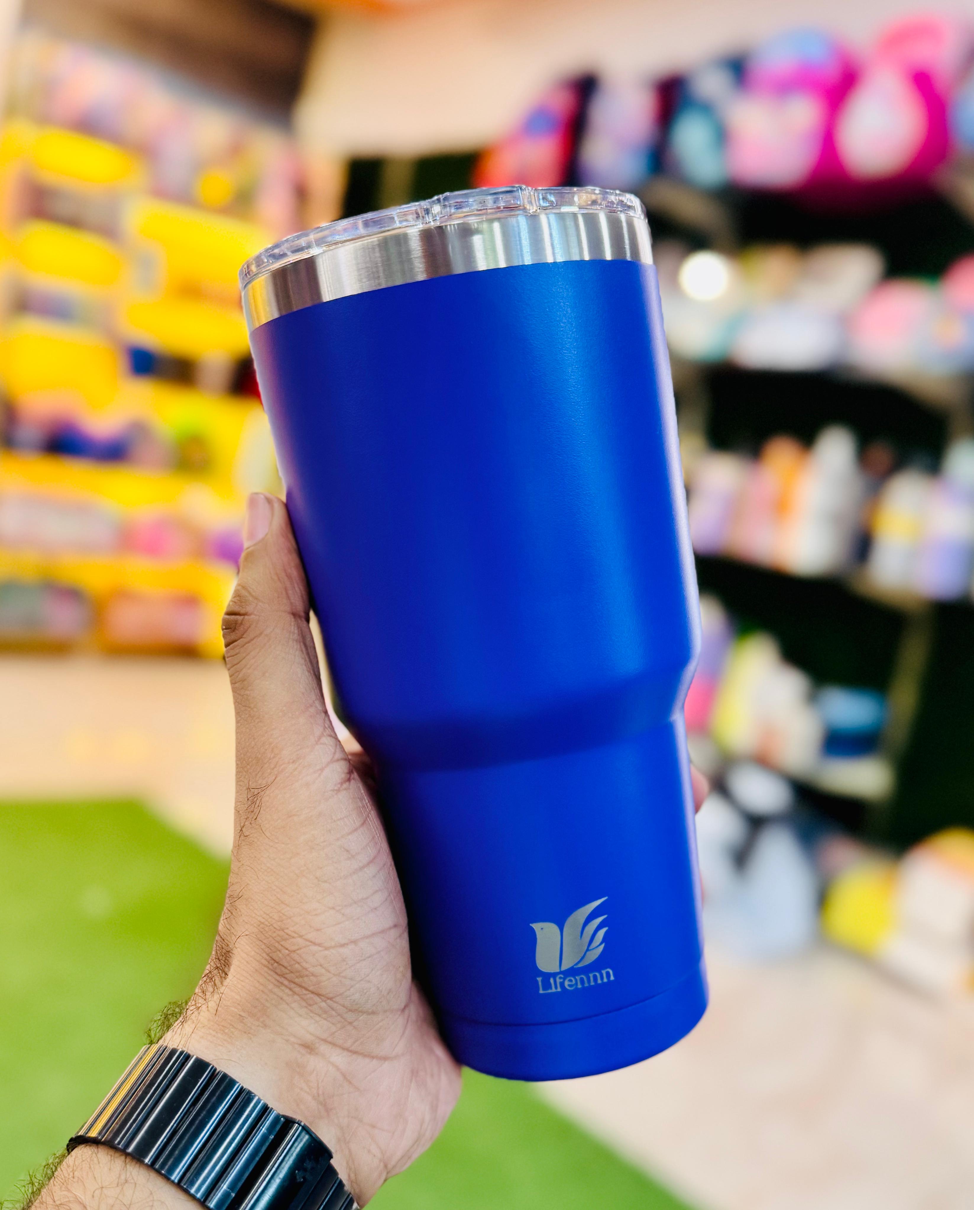 900ml Insulated Stainless Steel Tumbler – Hot and Cold Beverage Travel Mug