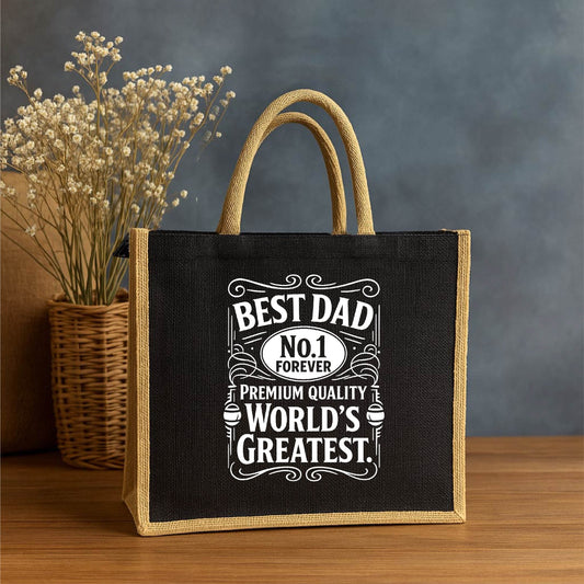Father’s Day Special Jute Lunch Bag