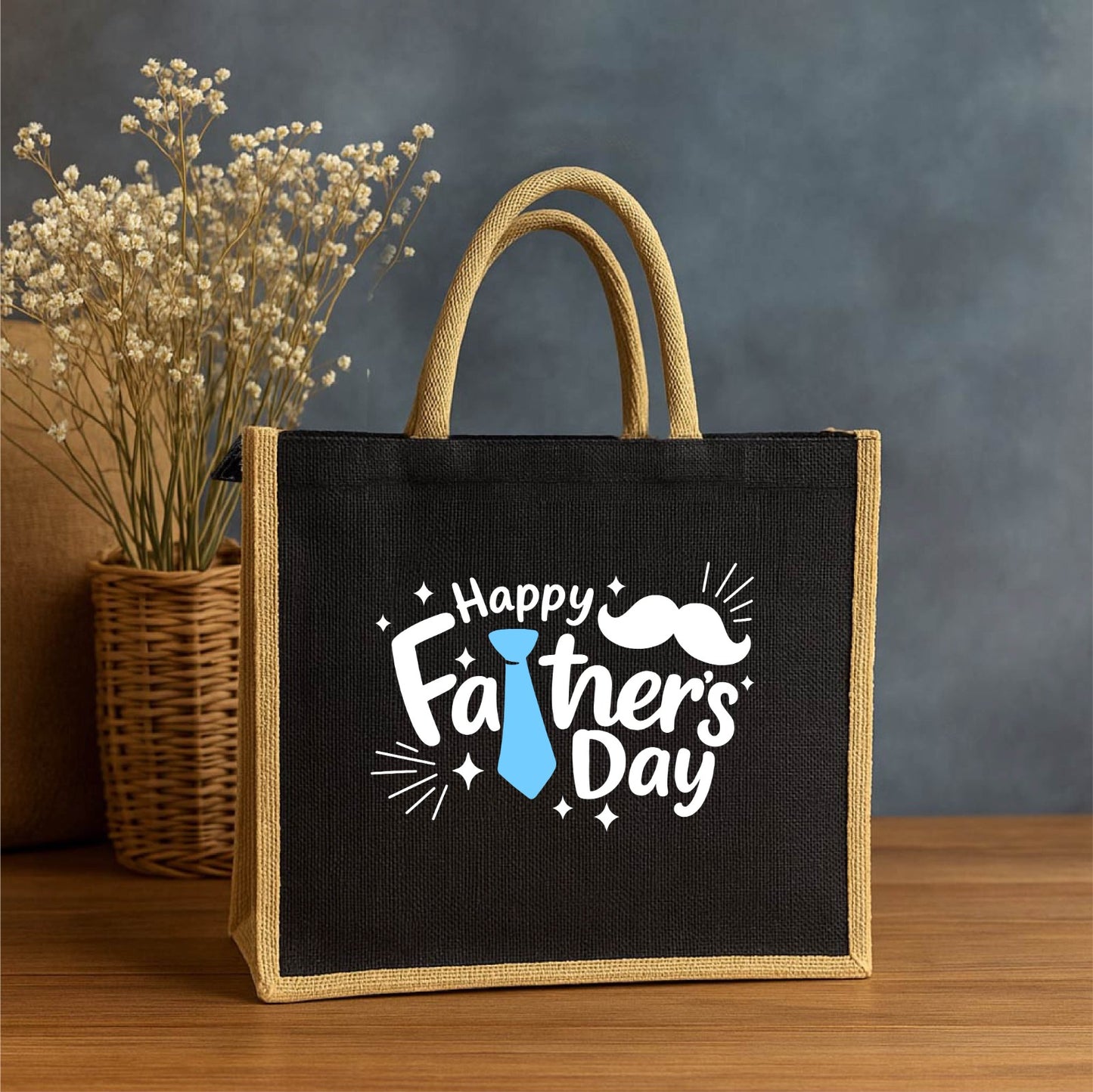 Father’s Day Special Jute Lunch Bag