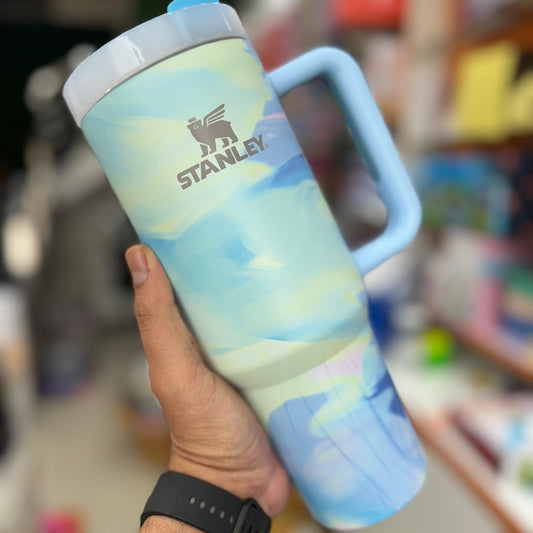 Stanley Quencher Marble Edition 1200ml – Large Capacity Insulated Tumbler for Hot and Cold Beverages