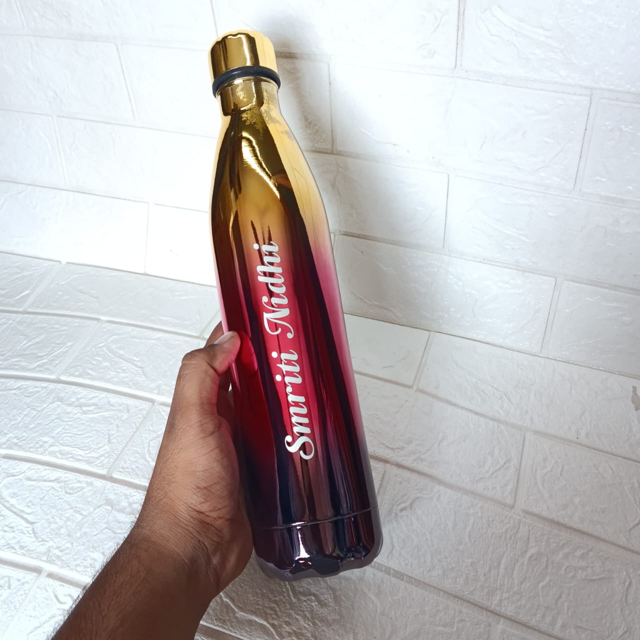1000 ML Thermostat Rainbow Stainless Steel Bottle – Personalized Hot and Cold Flask