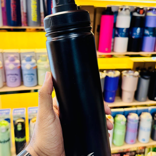 600ml Insulated Stainless Steel Water Bottle | Double Wall | Hot & Cold | Leak-Proof | With Carry Handle | Premium Quality