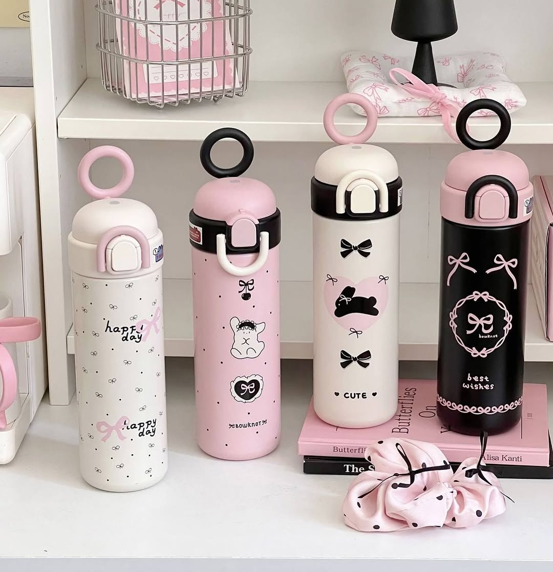 Kawaii Double Wall Insulated Bottles (500ml)